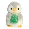 Aurora PomPom Penguin with Christmas Tree 8"