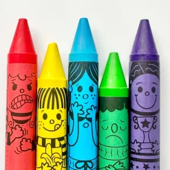 Bright Stripes House of Crayons