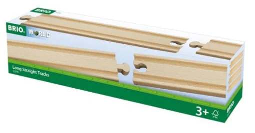 Brio Long Straight Tracks for Railway 33341