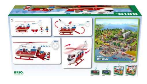 Brio Rescue Helicopter 36022