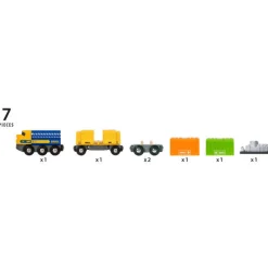 Brio Three-Wagon Cargo Train 33982