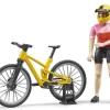Bruder® Mountain Bike with Female Cyclist