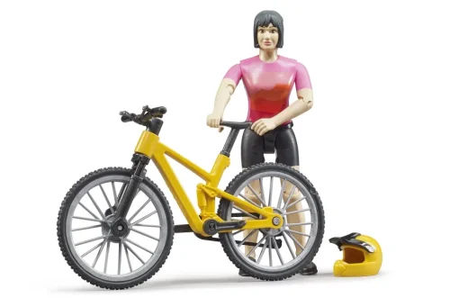 Bruder® Mountain Bike with Female Cyclist