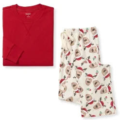 Burt's Bees Organic Adult Pajamas Guide My Sleigh