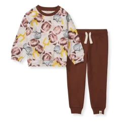 Burt's Bees Organic Baby Football Season Shirt and Pant Set