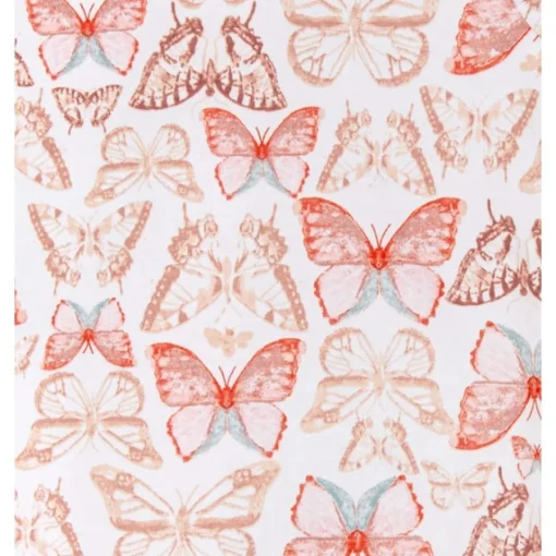 Burt's Bees Organic Baby French Terry Dress & Coastal Butterflies Bodysuit Set