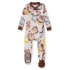Burt's Bees Organic Baby One-Piece Footless Sleep & Play Football Season