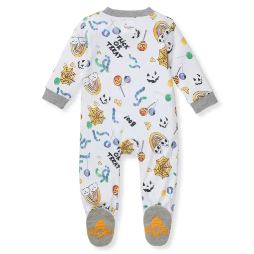 Burt's Bees Organic Baby One-Piece Footless Sleep & Play Halloween Treats
