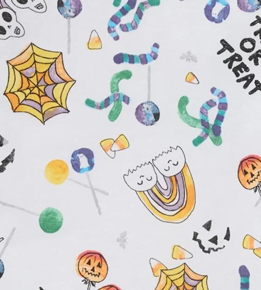 Burt's Bees Organic Baby One-Piece Footless Sleep & Play Halloween Treats