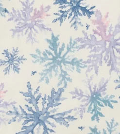 Burt's Bees Organic Baby One-Piece Sleep & Play Snowflake Flurries