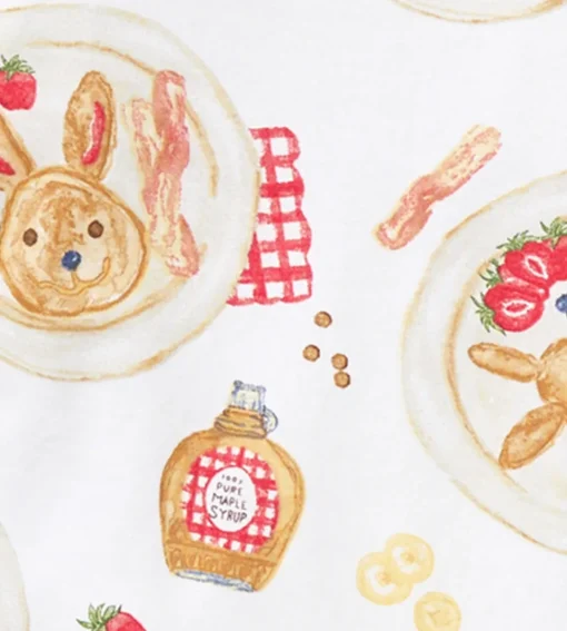 Burt's Bees Organic Baby One-Piece Sleeper Easter Breakfast