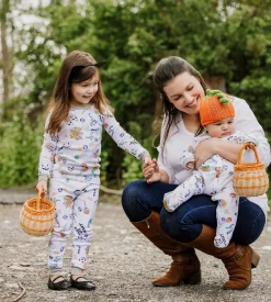 Burt's Bees Organic Baby One-Piece Footless Sleep & Play Halloween Treats