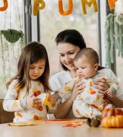 Burt's Bees Organic Baby One-Piece Footless Sleep & Play Turkey Gobble