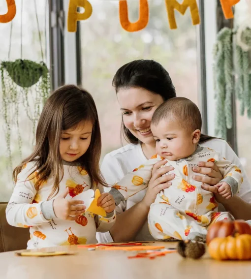 Burt's Bees Organic Baby One-Piece Footless Sleep & Play Turkey Gobble