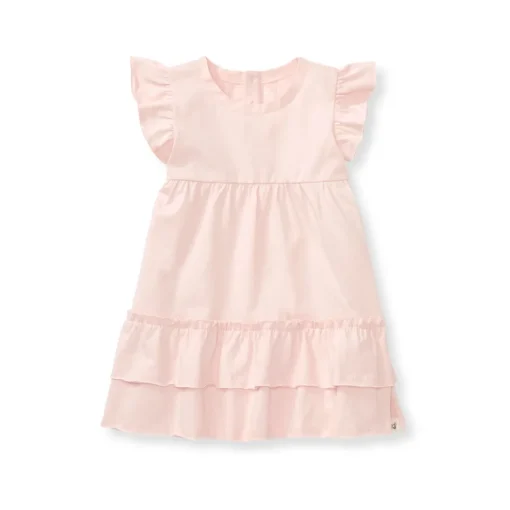 Burt's Bees Organic Baby Ruffle Pink Dress