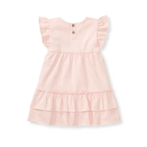 Burt's Bees Organic Baby Ruffle Pink Dress