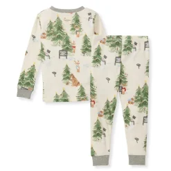 Burt's Bees Organic Two-Piece Pajamas Christmas Tree Farm