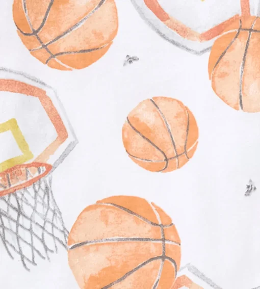 Burt's Bees Organic Two-Piece Pajamas Basketball