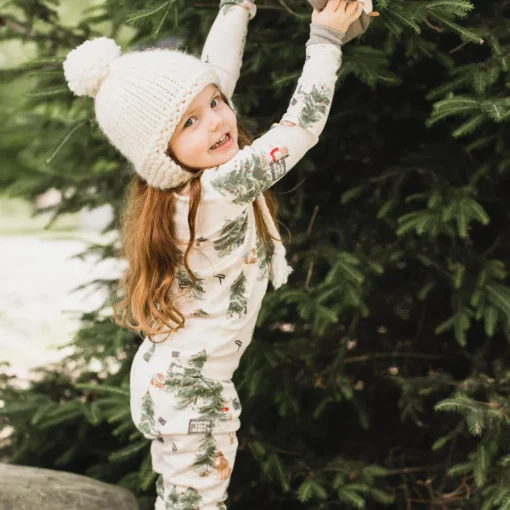 Burt's Bees Organic Two-Piece Pajamas Christmas Tree Farm
