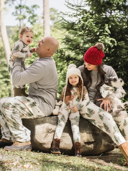 Burt's Bees Organic Two-Piece Pajamas Christmas Tree Farm