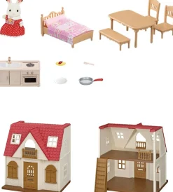 Calico Critters Red Roof Cozy Cottage Starter Home