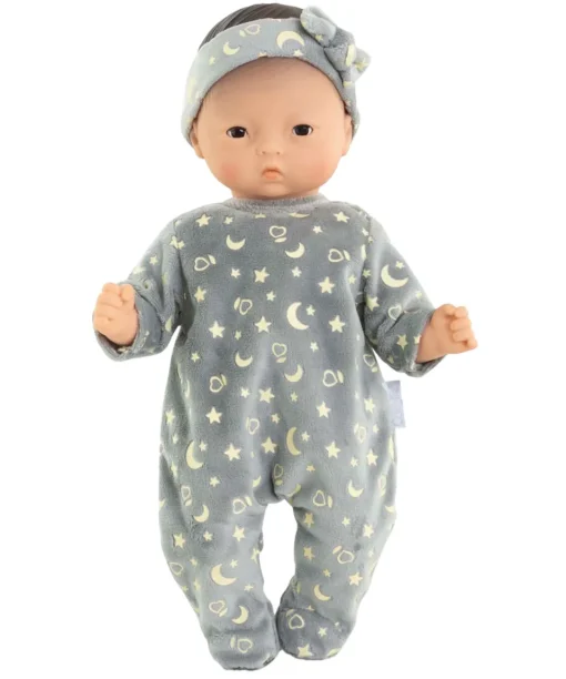 Corolle Dolls Clothes 12" Pajamas and Headband (Glow in the Dark)
