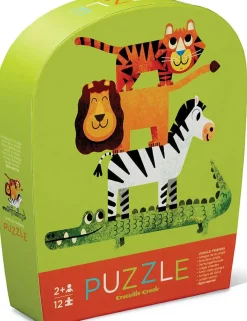 Crocodile Creek 12 Piece Mini Puzzle Jungle Friends