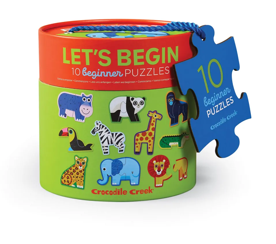 Crocodile Creek Let's Begin Puzzles - Jungle