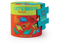 Crocodile Creek Let's Begin Puzzles - Dinosaurs
