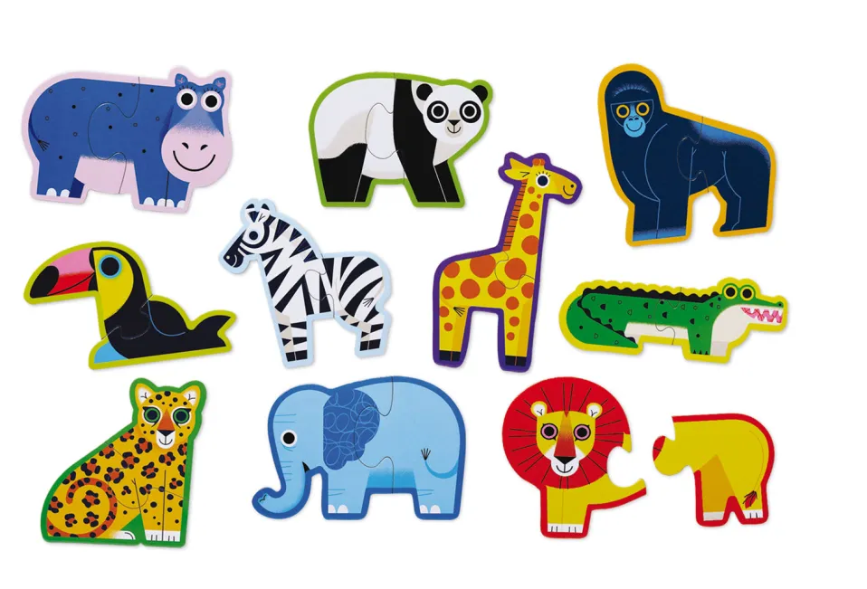 Crocodile Creek Let's Begin Puzzles - Jungle