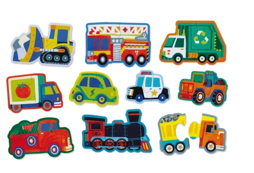 Crocodile Creek Let's Begin Puzzles - Vehicles