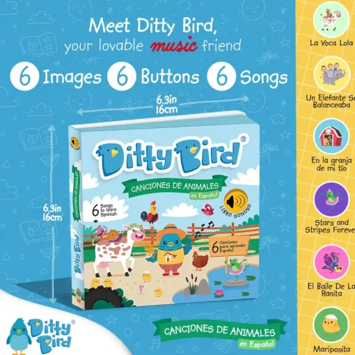 Ditty Bird® Canciones De Animales (Spanish)