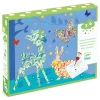 Djeco Colorful Parade Painting with Marbles Set