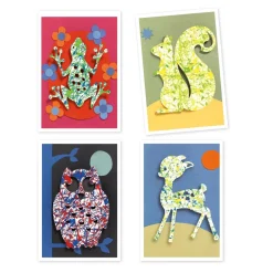 Djeco Colorful Parade Painting with Marbles Set