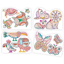 Djeco Coloring: Wild Families