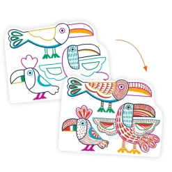 Djeco Coloring: Wild Families