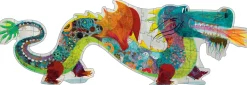 Djeco Giant Floor Puzzle 58 Piece: Leon the Dragon