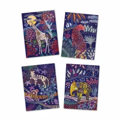 Djeco Scratch Card Activity Set: Lush Nature