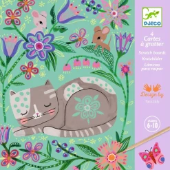 Djeco Scratch Cards Activity: Encounters