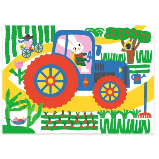 Djeco Scratch Cards Activity: Learning about Vehicles