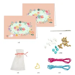 Djeco You & Me Jewelry Kit: Tila and Flowers Beads & Jewelry