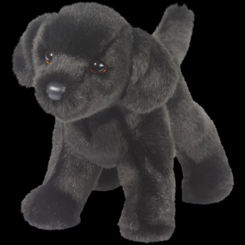 Douglas Bear Black Lab 10"