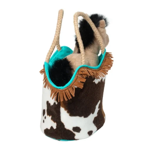 Douglas Sassy Pet Sak Western with Buckskin Horse 6.5"