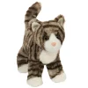 Douglas Zigby Gray Stripe Cat 8"