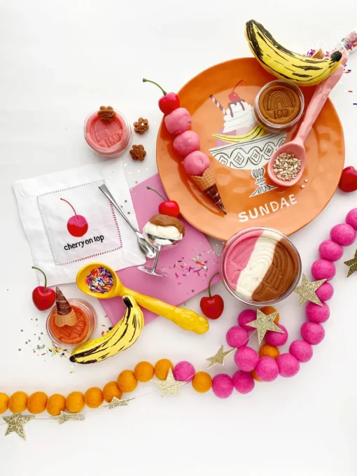 Earth Grown KidDough: Bagged Sensory Kit - Ice Cream