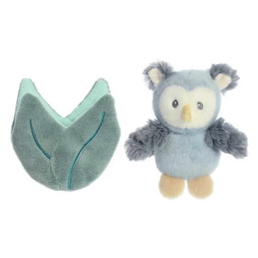 Ebba Pocket Peekers™ Rattle & Crinkle Toy Ollie Owl