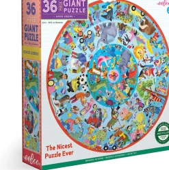 eeBoo 36 Piece Giant Puzzle Good Deeds