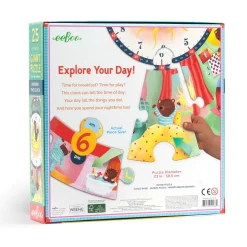 eeBoo 25 Piece Giant Puzzle Around the Clock