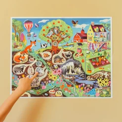 eeBoo 48 Piece Giant Puzzle Within the Country