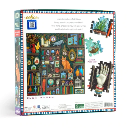 eeBoo 1000 Piece Puzzle Alchemist's Cabinet